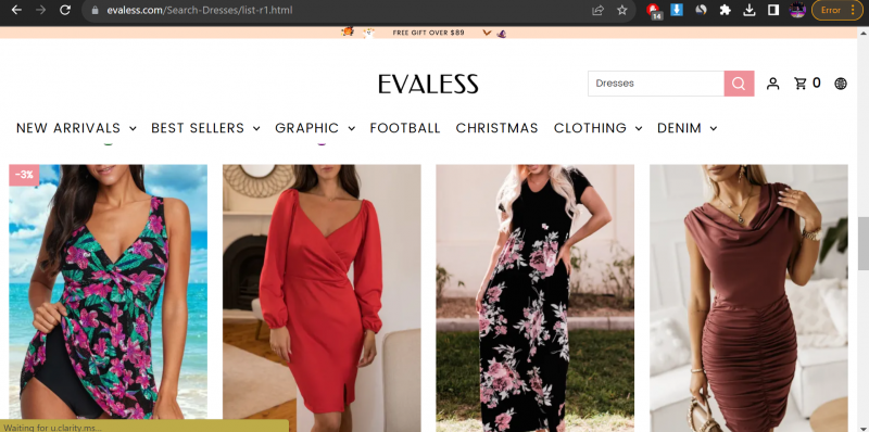 Evaless Dresses